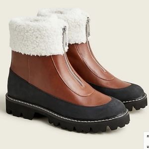 J Crew Gwen Lug Sole Boots 7